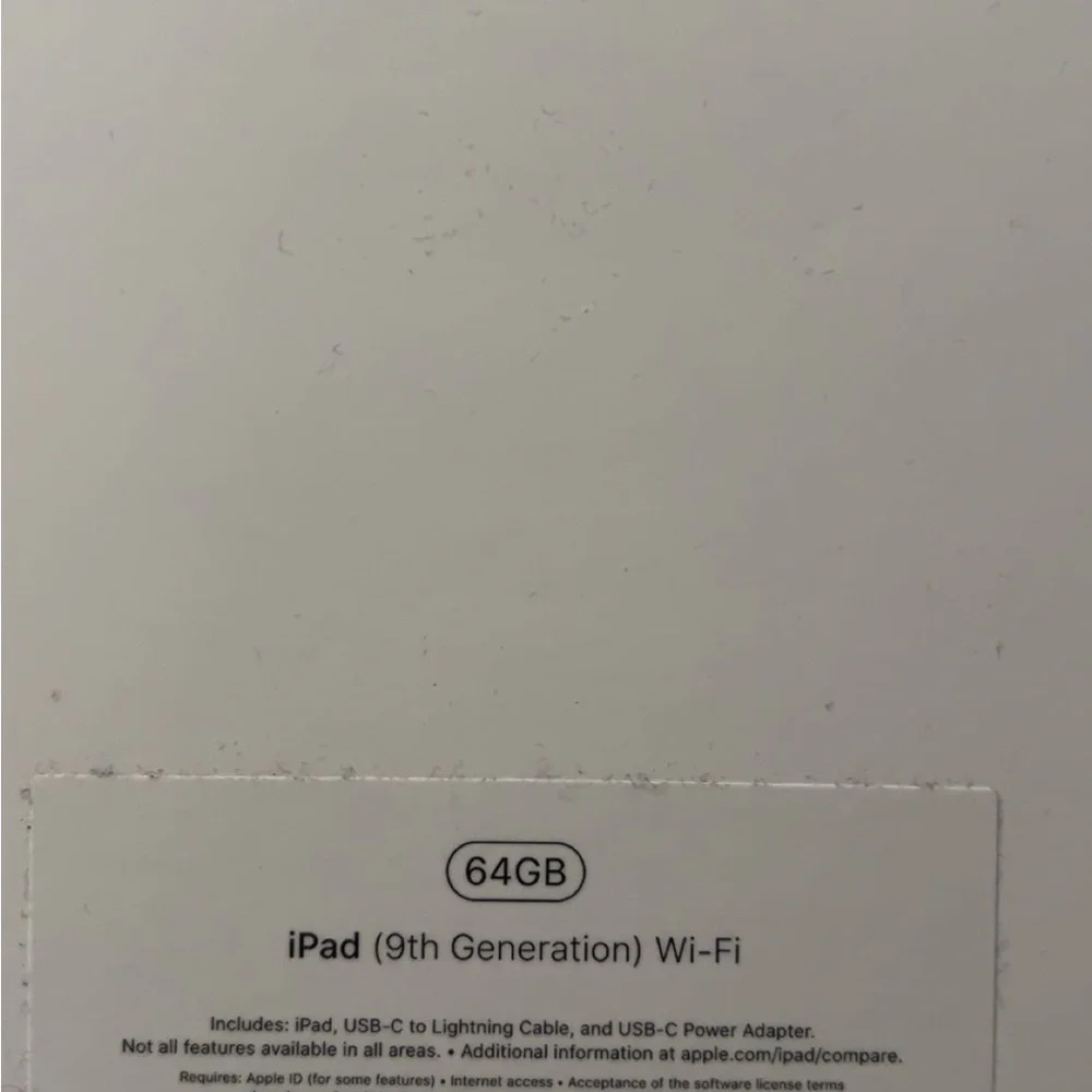 Apple iPad gen 9 2021 new